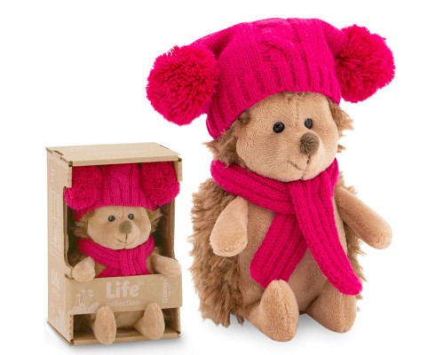 Ежинка Life Колючка в шапке с двумя помпонами 15