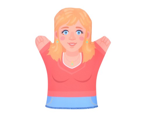 Домашний кукольный театр. Кукла-перчатка "Мама Люда"