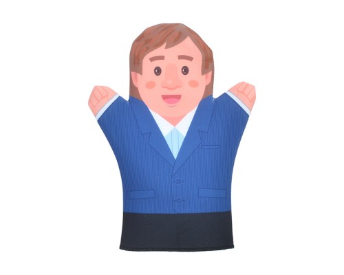 Домашний кукольный театр. Кукла-перчатка "Папа Леша"