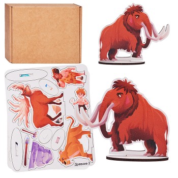 Игровой набор "До нашей эры" (дерево) крафтовая коробка