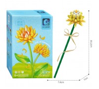 Конструктор "Цветок" (137 дет.) в коробке