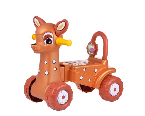 Каталка "Оленёнок" (коричневая)