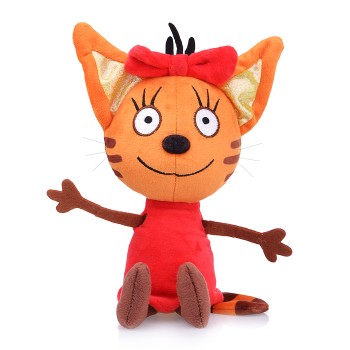 Карамелька 16см, "Три кота" озвуч., в пакете