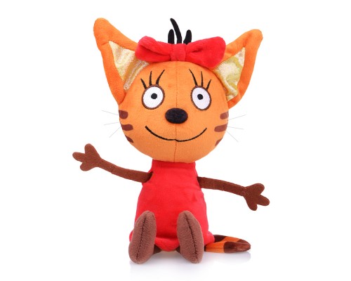 Карамелька 16см, "Три кота" озвуч., в пакете