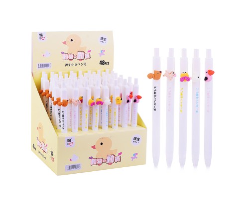 Ручка шариковая автоматическая "Утки" цвет чернил синий, 0.5 мм, в шоубоксе