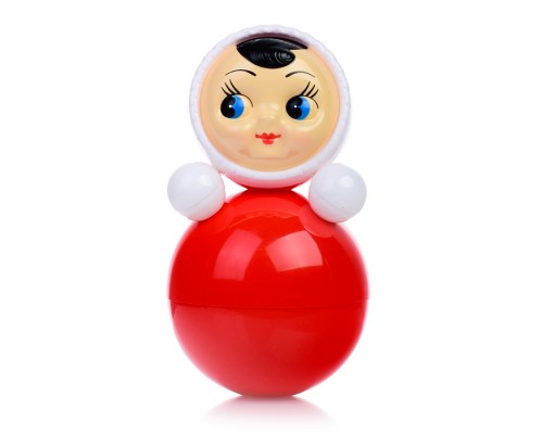 Неваляшка Девочка в пакете