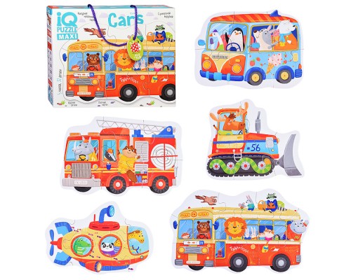 IQ Пазл напольный "Машинки (Cars)" 3+