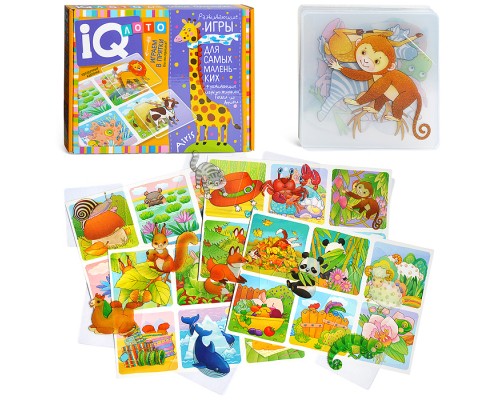 Пластиковое лото для малышей (нов) 3+ Играем в прятки. Кто это спрятался? \ Куликова Е.Н., Сухарева О.В.