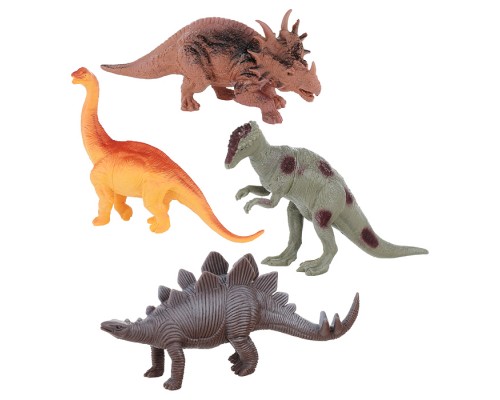 Игрушка пластизоль "Динозавры" 4шт. в пакете
