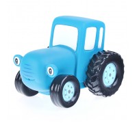 Игрушка для ванной "Синий трактор" 10 см, сетка
