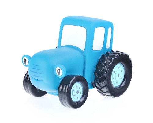 Игрушка для ванной "Синий трактор" 10 см, сетка