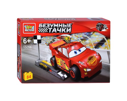 Конструктор "Безумные тачки" 84 дет.