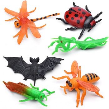 Пластизоль насекомые "Рассказы о животных" 6 шт.