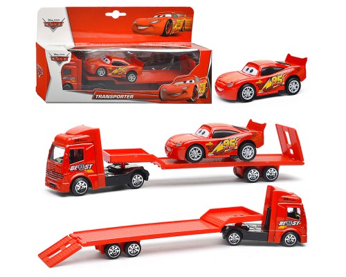 Набор металл. тачки автоперевозчик "Свободный ход"