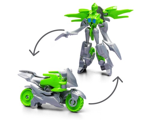 Робот трансформирующийся в мотоцикл, в пакете
