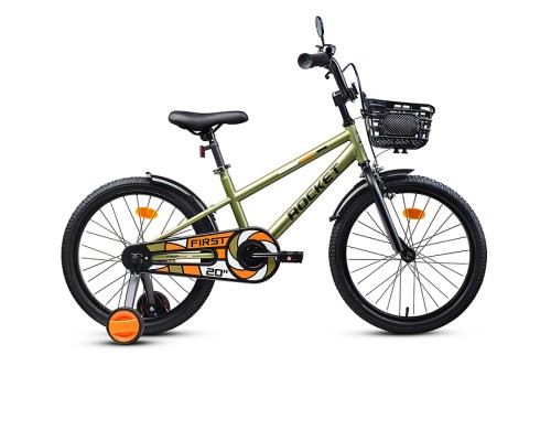 Велосипед 20" Rocket First, цвет хаки
