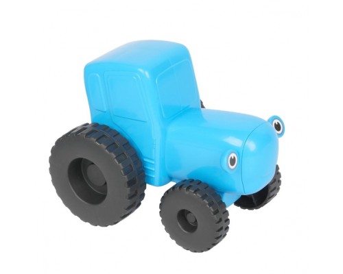 Машина каталка "Синий трактор" 20 см, свободный ход, синий
