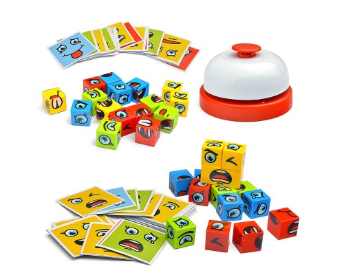 Игра настольная "Емоджи куб" в пакете