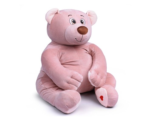 Медведь Лари, 85см (сидя 45см), пудровый