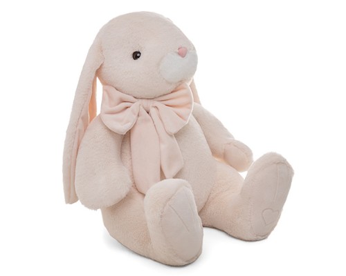 Кролик Банни, 37см сидя, персиковый