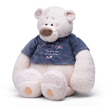 Медведь Тато, в графитовой майке, 37см