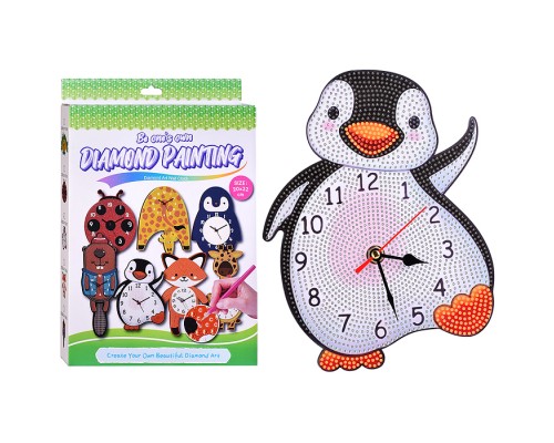 Набор творческая мастерская Часы "Пингвин" 20*22 см
