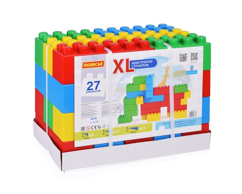 Конструктор "Строитель" - "XL" (27 элементов)
