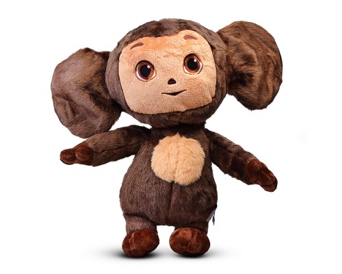 Мягкая игрушка "Чебурашка" 40см, вышитые глаза, не озвуч.