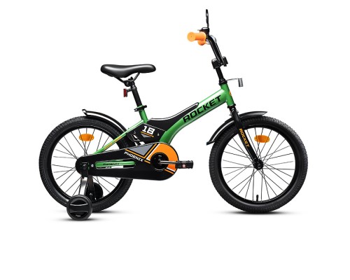 Велосипед 18" Rocket Phoenix, цвет зеленый