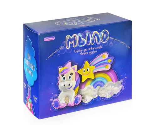 Мыло своими руками "Единорог, звезда, радуга"