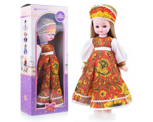 Кукла Василина хохлома, м1 45см., в коробке