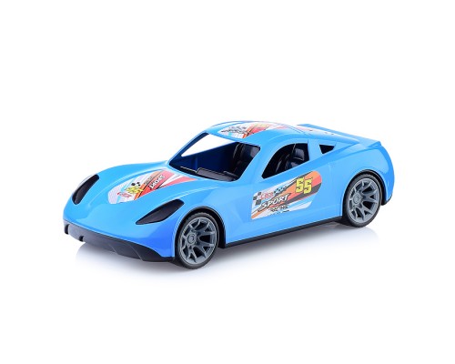 Машинка Turbo "V-MAX" голубая 40 см.