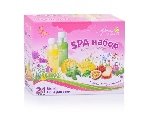 Мыло и пена для ванн своими руками "Банан и тропикано"