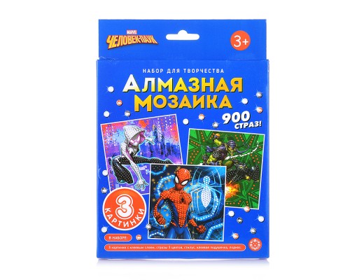 Набор для творчества "Алмазная мозаика" Человек-Паук