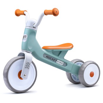 Беговел трехколесный Rocket 133-TQ, колеса EVA, цвет бирюзовый