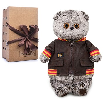 Кот Басик в кожаной куртке (В1)