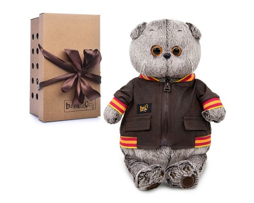 Кот Басик в кожаной куртке (В1)