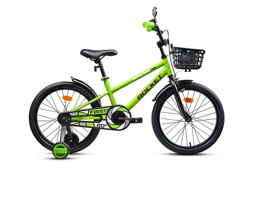 Велосипед 20" Rocket First, цвет зеленый