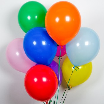 Шар (10''/25 см) Ассорти, пастель, 100 шт.