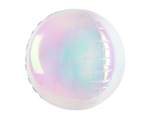 Шар 3D (22''/56 см) Сфера, Жемчужный, Хамелеон, 1 шт. в уп.