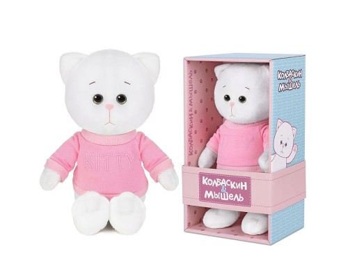 Колбаскин&Мышель, Мышель в розовом свитшоте, 20 см, в коробке