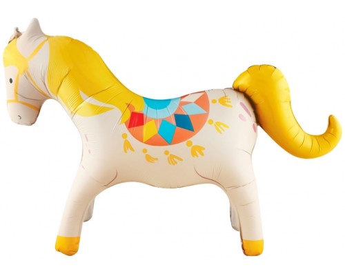 Шар 3D (46''/117 см) Фигура, Цирк, Любимая лошадка, 1 шт. в уп.