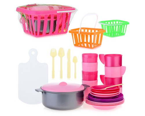 Набор детской посуды "Пикник" 39 предметов