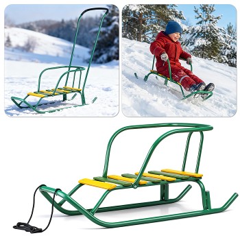 Игрушка. Санки детские "Ветерок 2+" (зелёный)
