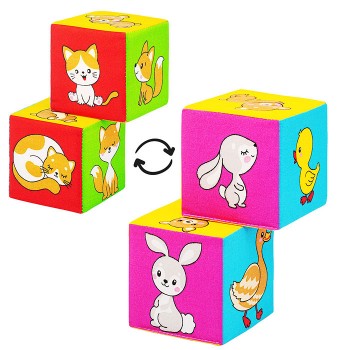 Игрушка кубики "Мама и Малыш"