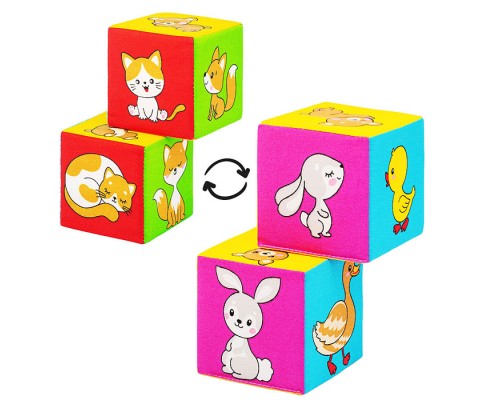 Игрушка кубики "Мама и Малыш"