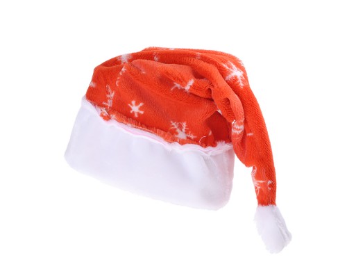 Изделие швейное "Набор карнавальный "Колпак красный плюш  (р. 56-60)