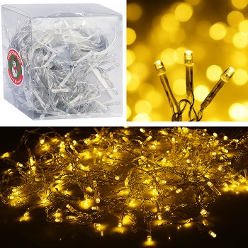 Электрогирлянда светодиодная Бахрома, 6*0,7м, 192 лампы, теплый