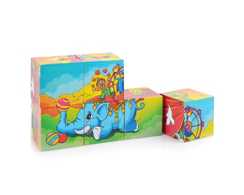 Кубики (6 куб) "Цирк"