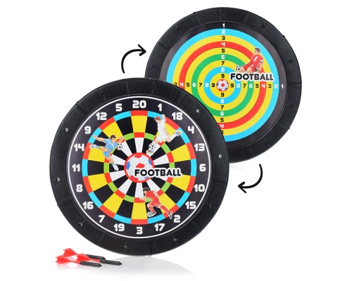 Дартс круглый d 50 (+3 дротика) "Футбол"